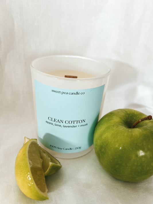 Clean Cotton | Apple, Lime, Lavender + Musk